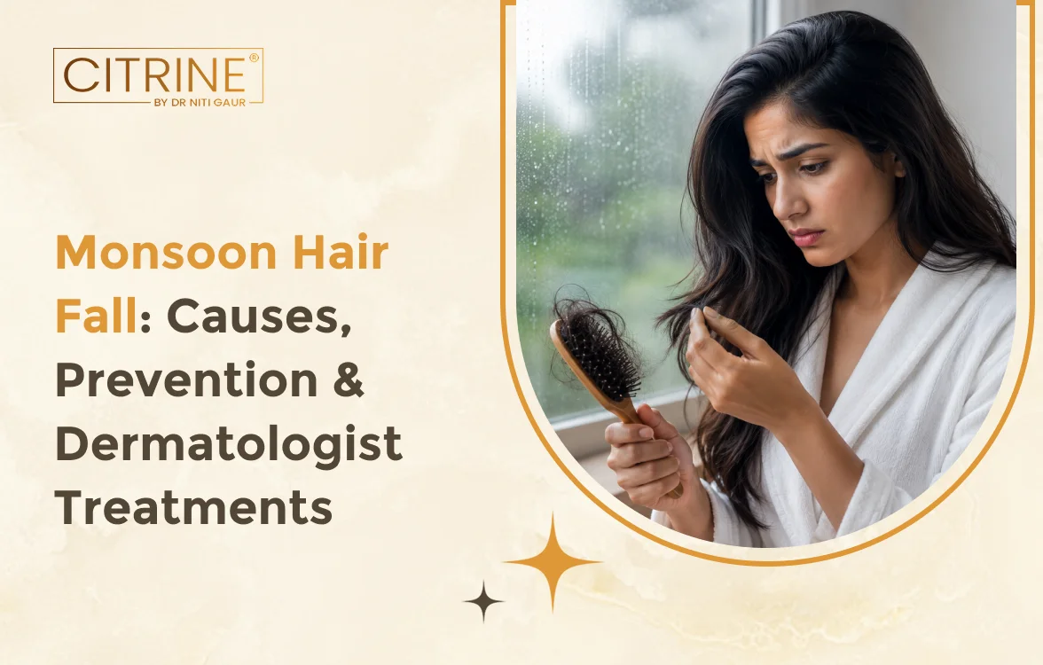 Monsoon Hair Fall: Causes, Prevention & Dermatologist Treatments